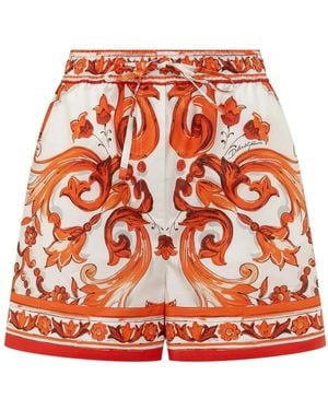 Dolce & Gabbana Short Shorts - Rojo