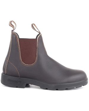 Blundstone E Leder Elastische Chelsea Stiefel - Braun