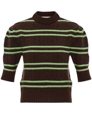 Marni Round-Neck Knitwear - Verde