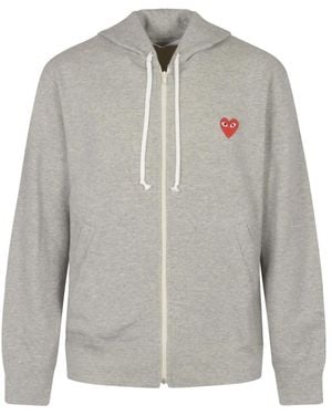 COMME DES GARÇONS PLAY Zip-Throughs - Grey