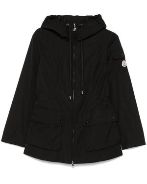 Moncler Jassen ,Zwart ,Katoen Leandro Hooded Parka
