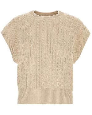 Brunello Cucinelli Round-Neck Knitwear - Natural