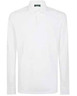 Zanone Polo Shirts - Blanco