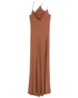 Silk95five Gowns - Brown