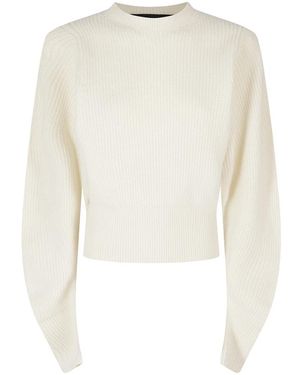 FEDERICA TOSI Round-Neck Knitwear - Blanco