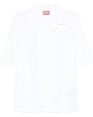 DIESEL Short Sleeve Shirts - White