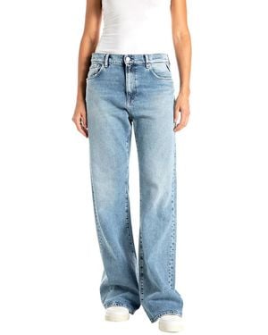 Replay Becka Mid Waist Flared Jeans - Blau