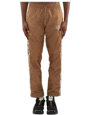 Pleasures Slim-Fit Trousers - Marrone