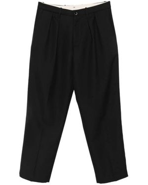 Nine:inthe:morning Kai Straight-Leg Broeken - Zwart
