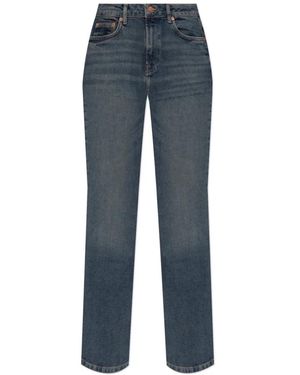 Samsøe & Samsøe Jeans ,Grijs ,Katoen Salella Jeans - Blauw