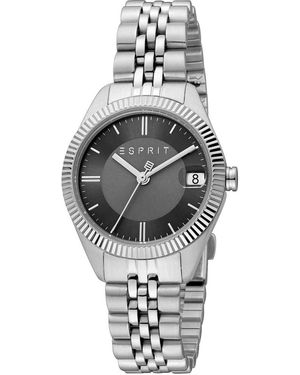 Esprit Graue Edelstahl-Armbanduhr - Mettallic