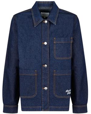 Maison Kitsuné Denim Jackets - Blu