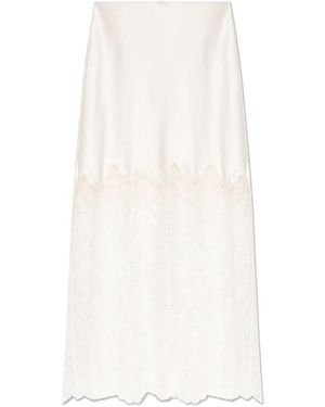 LoveShackFancy Midi Skirts - Blanc