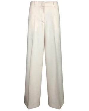 MSGM Wide Trousers - White
