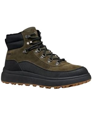 Geox Lace-Up Boots - Black