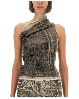 Rick Owens Sleeveless Tops - Verde