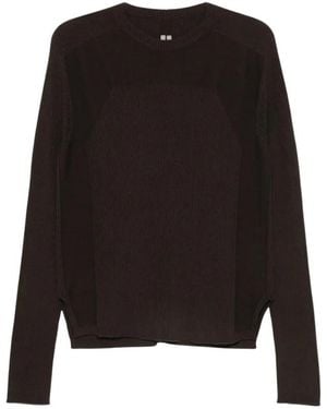 Rick Owens Round-Neck Knitwear - Nero