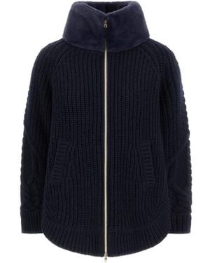 Herno Jassen ,Blauw ,Wol Carlton Muts & Handschoenen Cadeauset
