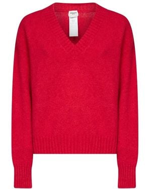 Weekend by Maxmara V-Neck Knitwear - Rojo