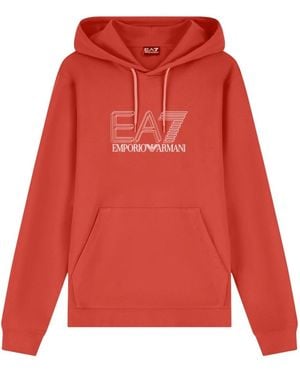 EA7 Hoodies - Red