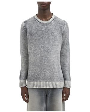 Avant Toi Round-Neck Knitwear - Grey