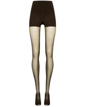 Wolford Control Dots Tights - Zwart