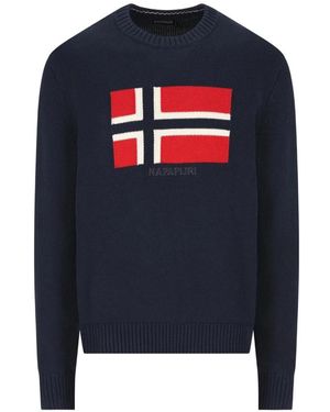 Napapijri Blaue Marine D-Mura Stilvolle Jacke