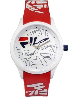 Fila Herren Armbanduhr Style 40 Mm Armband Silikon 38-129 - Rot