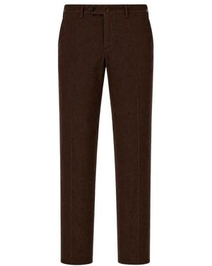 PT Torino Broeken ,Bruin ,Katoen Rechte Broek
