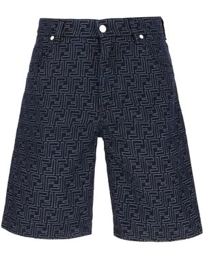Fendi Casual Shorts - Azul