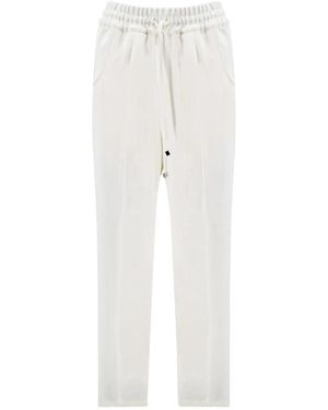 Kiton Sweatpants - Wit
