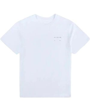 Hogan Versatile T-Shirt With Calf Leather Accents - White