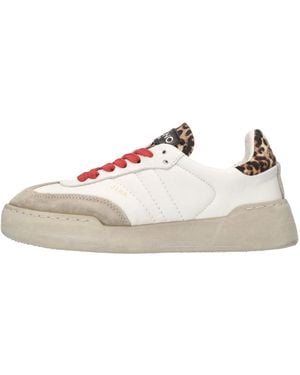 MonoWay Schoenen ,Veelkleurig ,Leer Jiha Sneakers - Wit