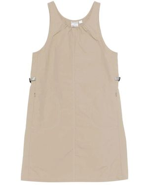 Gramicci Tops ,Nylon Melkthee Nylon Jurk - Naturel
