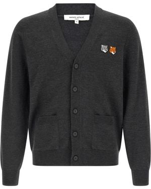 Maison Kitsuné Cardigans - Black