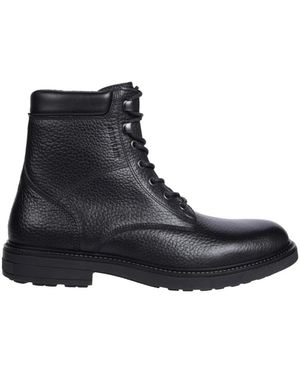 Tommy Hilfiger Lace-Up Boots - Blue