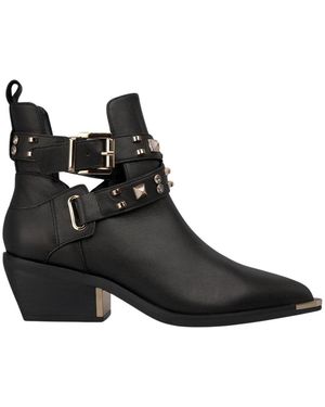 Alma En Pena. Cowboy & Biker Boots - Black