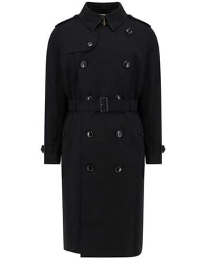 Burberry Klassieke Katoenen Trenchcoat - Zwart