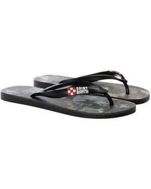 MC2 Saint Barth Schoenen ,Zwart ,Camouflage Patch Flip Flops