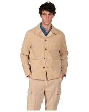 Mason's Detroit M74 Overshirt - Natur