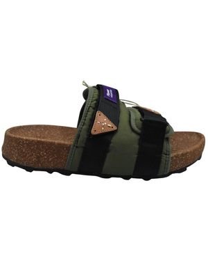 Flower Mountain Sliders - Black