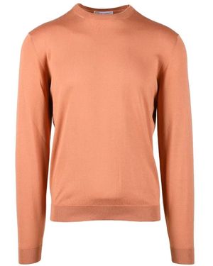 FILIPPO DE LAURENTIIS Round-Neck Knitwear - Naranja