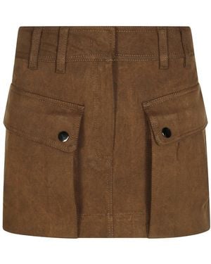 ANDAMANE Short Skirts - Marrone