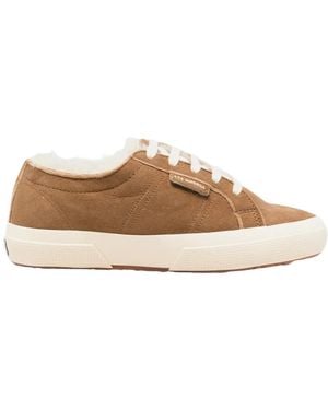 Superga Schoenen ,Bruin ,Sneakers - Naturel