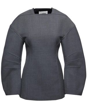 Jil Sander Overhemden ,Grijs ,Top 94 - Blauw