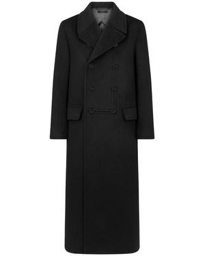 Tom Ford Double-Breasted Coats - Black