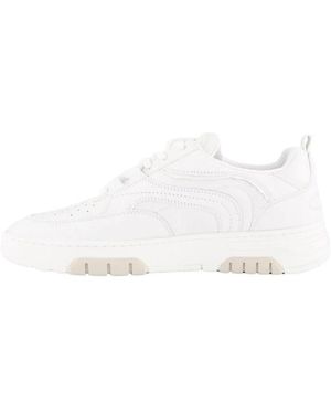 STREIM Schoenen ,Wit ,Leer Primo Basket Rip Sneaker