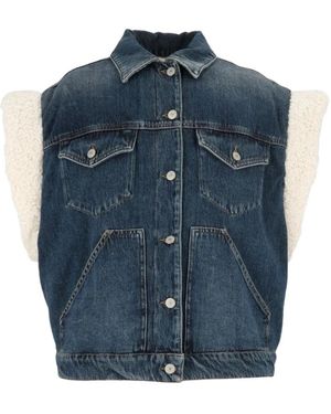 Dondup Oversized Weste - Blau