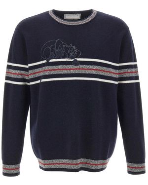 Iceberg Truien & Vesten ,Blauw ,Wol Sweaters