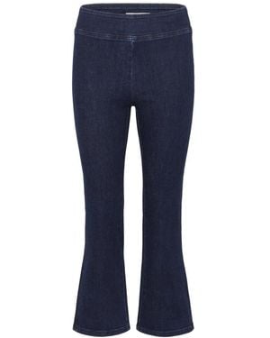 Part Two Slim-Fit Bootcut Donkerblauwe Denim Broek